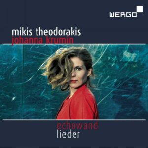 Theodorakis : Echowand, lieder arrangés pour voix et piano. Krumin, Schöne, Zugehör, Schwab.