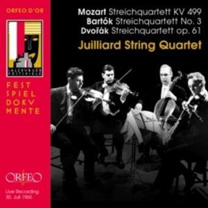 Juilliard String Quartet plays Mozart, Dvorak & Bartók - Julliard String Quartet
