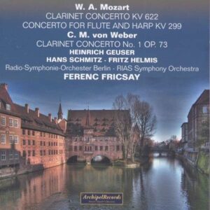 Mozart, W.A. (1756-1791), Weber C.M: Concerto For Clarinet & Orch. Kv 62