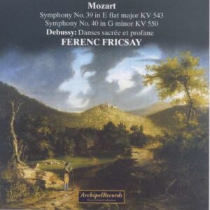 Mozart: Symph. No. 39 & 40,  Debussy