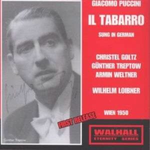 Puccini: Il Tabarro (Sung In German)