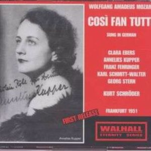Mozart: Cosi Fan Tutte (Sung In German)