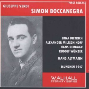 Giuseppe Verdi (1813-1901): Boccanegra (Sung In German) (1947)