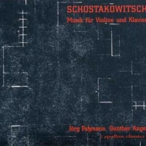 D. Shostakovich: Musik Fur Violine Und Klavier