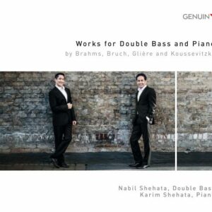 Brahms, Bruch, Glière, Koussevitzky : Œuvres pour contrebasse et piano. N. Shehata, K. Shehata.