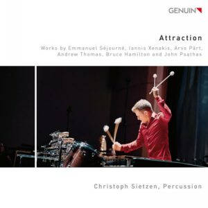 Attraction : Musique contemporaine pour percussion. Sietzen.