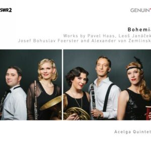Bohemia : Quintettes à vent de Janacek, Haas, Zemlinsky et Foerster. Quintette Alcega.