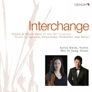 Interchange : Duos du 20ème siècle pour violon et piano. Kwok, Yang.