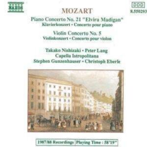 W. A. Mozart: Piano Concerto 21 / Violin Concerto 5