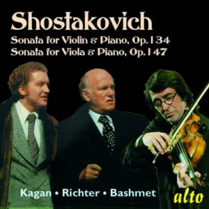 Chostakovitch : Sonates pour violon, alto et piano. Richter, Kagan, Bashmet.