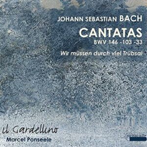 Bach J.S.: Cantatas BWV 146-103-33 - Il Gardellino Marcel Ponseele / Ponseele