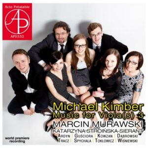Michael Kimber : Musique pour alto, vol. 3. Murawski.