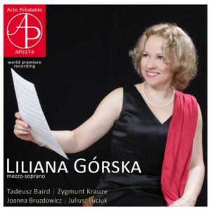 Liliana Gorska : Mélodies polonaises. Bojaruniec.