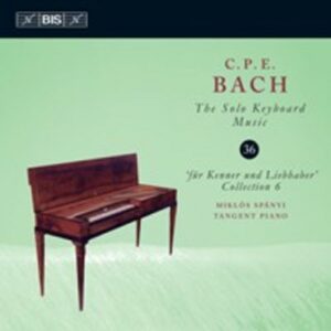C.P.E. Bach: Solo Keyboard Music, Vol.36 - Miklos Spanyi