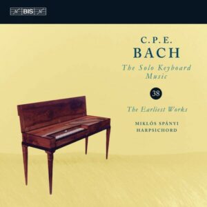 CPE Bach: Solo Keyboard Music, Vol. 38 - Miklos Spanyi