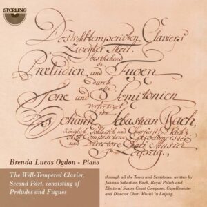 Bach: The Well Tempered Klavier Book 2 - Brenda Luca Odgon