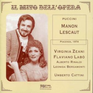 Giacomo Puccini: Manon Lescaut - irginia Zeani (Manon Lescaut)