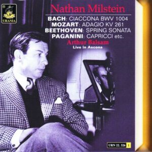 Natan Milstein joue Bach, Mozart, beethoven et Paganini. Balsam.