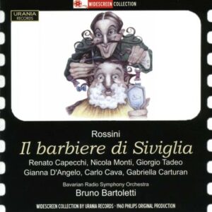 Rossini : Le Barbier de Séville. Capecchi, Monti, Tadeo, D'Angelo, Cava, Bartoletti.