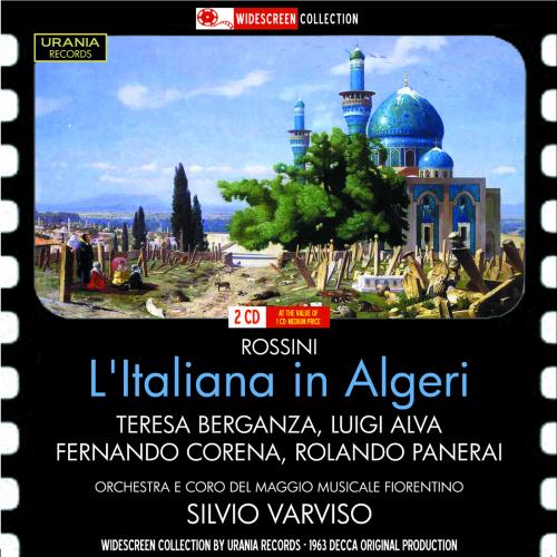 Rossini : L'italienne à Alger. Berganza, Alva, Corena, Panerai, Varviso.