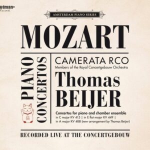 Mozart: Piano Concertos KV415, KV449 & KV488 - Thomas Beijer