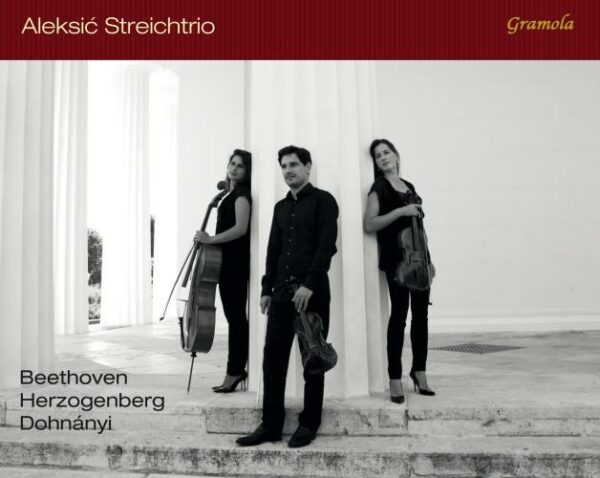 Beethoven, Herzogenberg, Dohnányi : Trio à cordes. Trio Aleksic.