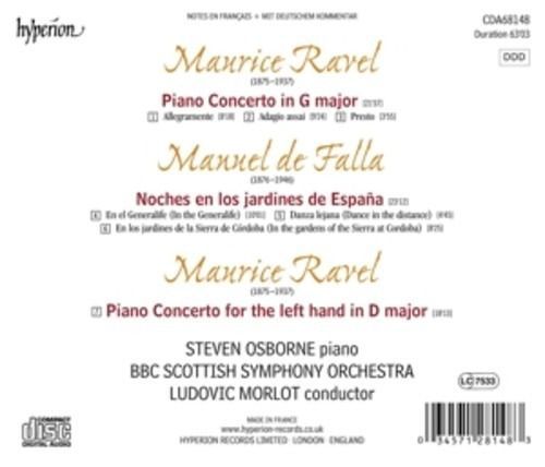 Ravel / De Falla: Piano Concertos - Steven Osborne