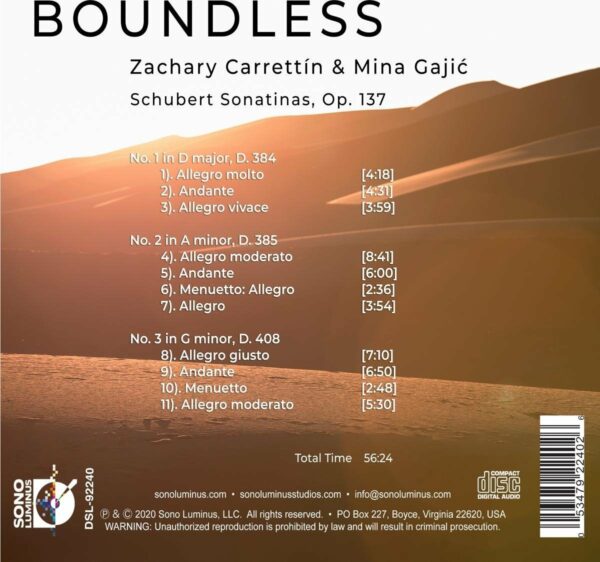 Franz Schubert: Boundless - Zachary Carrettin