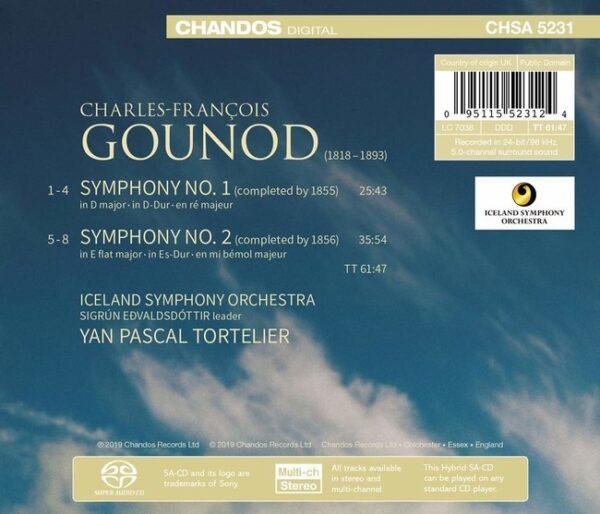 Charles Gounod: Symphonies - Yan Pascal Tortelier