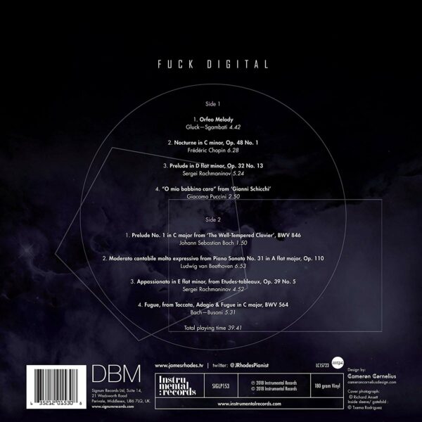 F*** Digital (Vinyl) - James Rhodes