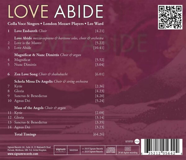 Roxanna Panufnik: Love Abide - Colla Voce Singers London Mozart Players