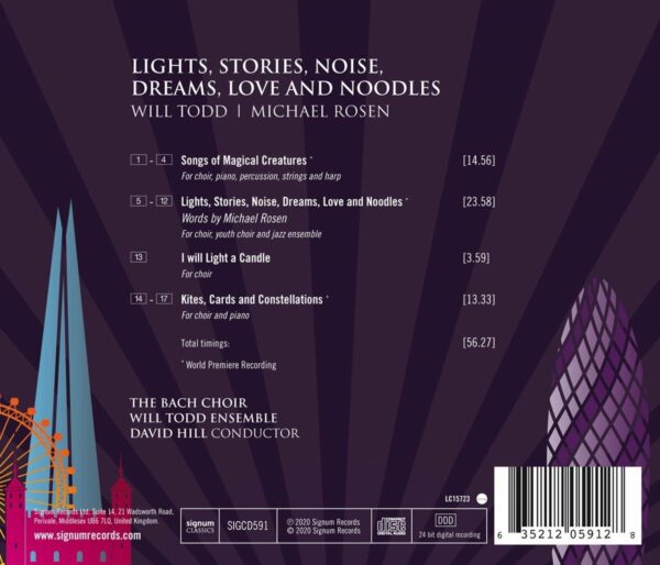 Todd: Lights, Stories, Noise, Dreams, Love, Noodles - Bach Choir
