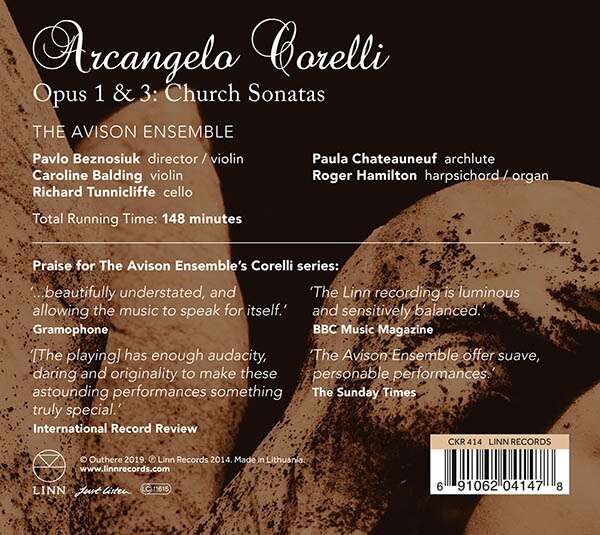 Arcangelo Corelli: Church Sonatas Op.1 & 3 - The Avison Ensemble