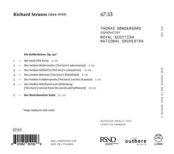 Strauss: Ein Heldenleben, Der Rosenkavalier Suite - Thomas Sondergard