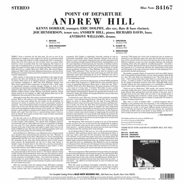 Point Of Departure (Vinyl) - Andrew Hill