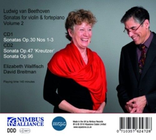Beethoven: Sonatas For Violin & Fortepiano - Elizabeth Wallfisch