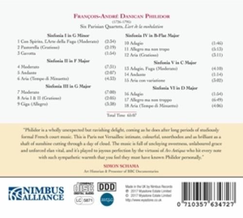 François-André Danican Philidor: Six Parisian Quartets, L'Art De La Modulation - Ars Antiqua
