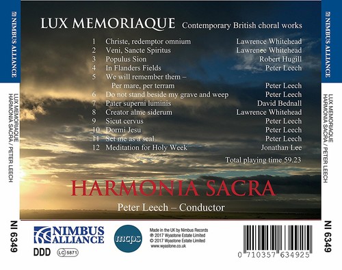 Lux Memoriaque - Harmonia Sacra