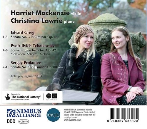 Works For Violin & Piano - Harriet Mackenzie