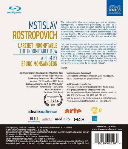 Rostropovich, The Indomitable Bow - Bruno Monsaingeon