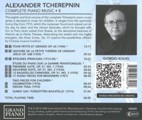 Alexander Tcherepnin: Complete Piano Works Vol 8 - Koukl