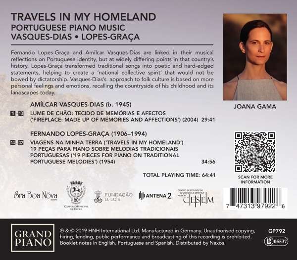 Travels In My Homeland, Portuguese Piano Music - Joana Gama
