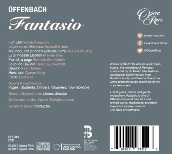 Offenbach: Fantasio - Mark Elder