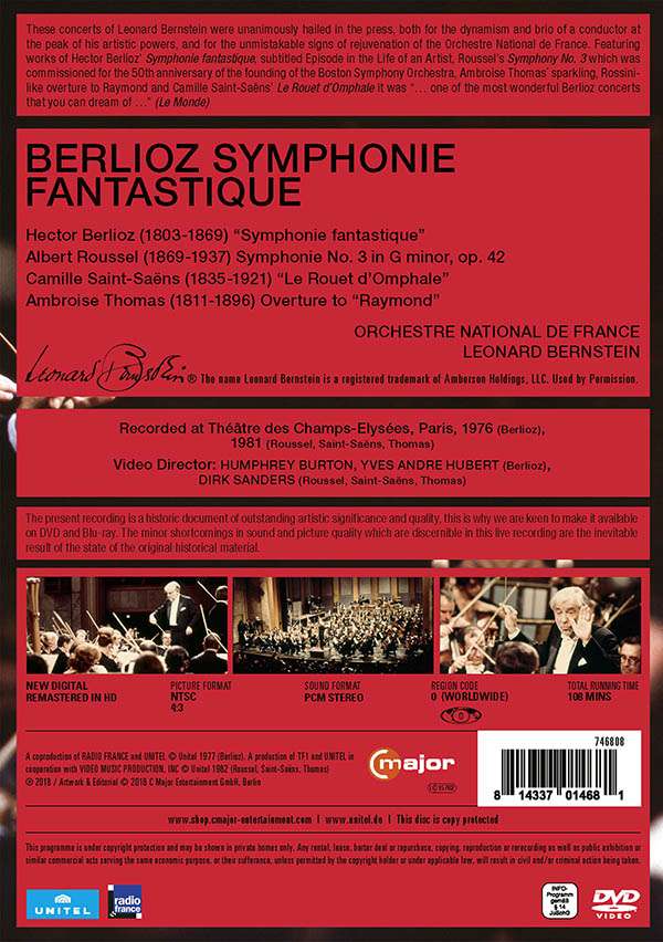 Berlioz:　à　La　Symphonie　Boîte　Bernstein　Fantastique　Leonard　Musique