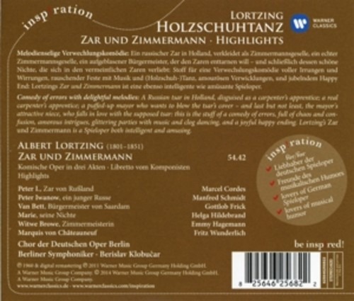 Lortzing: Zar Und Zimmermann Highlights - Berliner Symphoniker / Klobucar