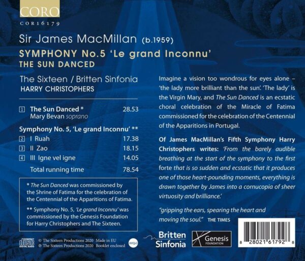 James MacMillan: Symphony No. 5 'Le Grand Inconnu' - The Sixteen