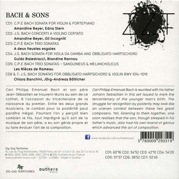 Bach And Sons - Amandine Beyer