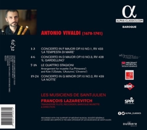Vivaldi: La Notte, La Tempesta Di Mare, Le Quattro Stagioni - Francois Lazarevitch