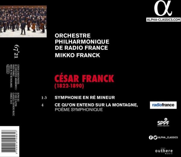 Cesar Franck: Symphonie En Re Mineur, Ce Qu'On Entend Sur La Montagne - Mikko Franck