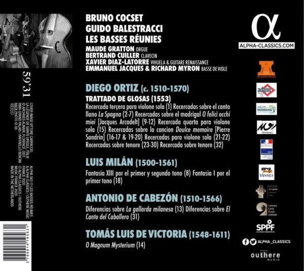 Diego Ortiz: Trattado De Glosas - Bruno Cocset